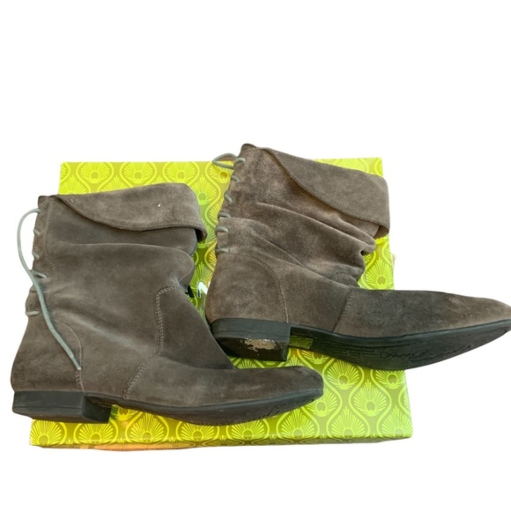 Gianni Bini brown/Gray slouch ankle booties